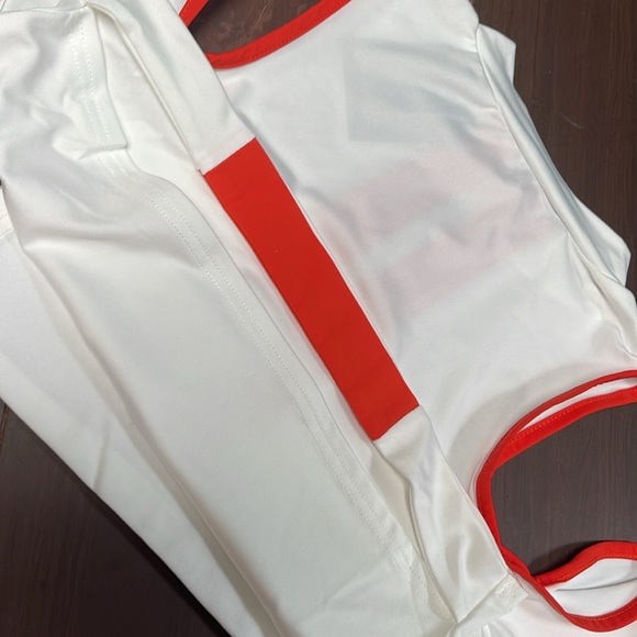 NWT Cargo Pant & Longsleeve Crop Top Boutique Set Orange - Picture 7 of 7